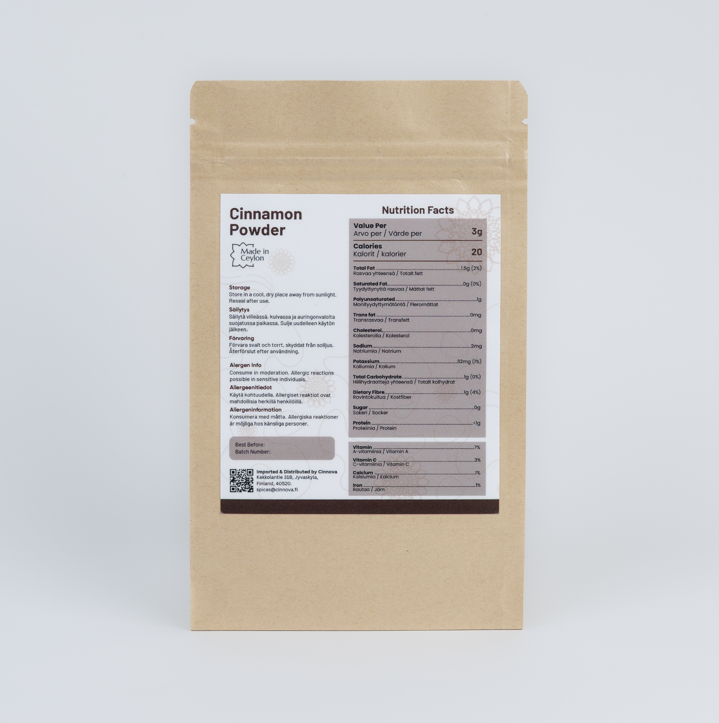 Ceylon Cinnamon Powder (Grade 1)